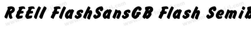 REElI FlashSansGB Flash SemiBold字体转换